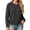 Dark Gray&10^0710Q, variant on Sweater Cardigan Women Lightweight Long Sleeve Womens Button Down Cardigan Open Front Casual Basic Knitted Outerwear for Daily Wear Black L