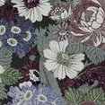 thumbnail image 4 of Laura Ashley Honnington Peonies Blackberry Purple Wallpaper, 4 of 4