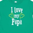 thumbnail image 4 of Inktastic I Love My Papa Hearts Boys or Girls Baby T-Shirt, 4 of 5