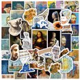 thumbnail image 1 of Pegatinas Vintage Vans Gogh de vinilo impermeable, 50 unidades/lote, 1 of 4