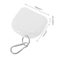 thumbnail image 4 of Unique Bargains 1 Pc Braces Box with Buckle Compact Braces Storage Box White, 4 of 5