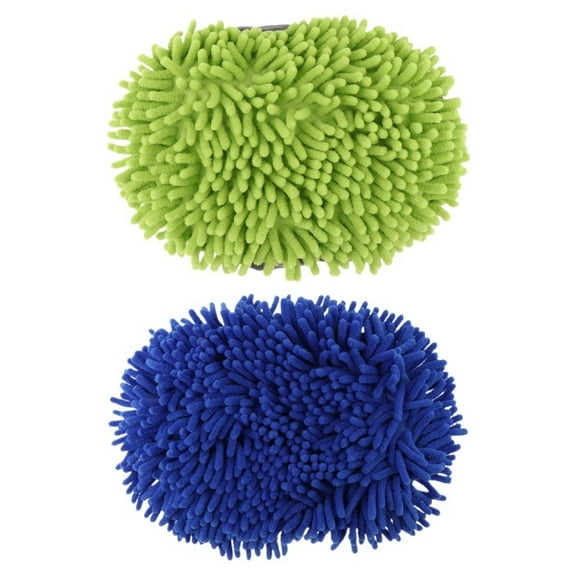 Car Wash Brush Mop Head  for Chenille Microfiber Car Wash Glove Car Cleaning Mop Head for Truck SUV RV Trailer Boat
