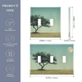 thumbnail image 3 of Dailycode Light Switch Plate Covers 2 Gang Wall Plate Plastics Outlet Covers for Kitchen Home Office Decor Tree and Moon, 3 of 8