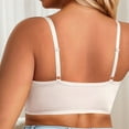 thumbnail image 5 of WAYUTE Womens Bras Plus Size Triangle Cup Wireless Bra with Front Closure and Thin Straps Comfort Everyday Solid Color Underwear, 5 of 5