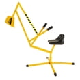 thumbnail image 1 of Big Dig Toy Excavator Ride, Sandbox Digger w/ 360 Rotation Base for Kids Ages 3 & Up, Yellow - Outdoor Playground and Sand Beach Construction Riding Toys for Children, 1 of 9