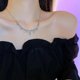 thumbnail image 2 of Collar con borlas y gotas de agua geométricas irregulares yuxing, 2 of 4