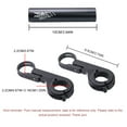 thumbnail image 2 of BLEEUS 10cm Handlebar Extended Bracket Waterproof Accessories Cycling Essentials (Black), 2 of 10