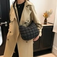 thumbnail image 7 of JUYGO Puffer Tote Bag for Women Lightweight Quilted Padding Bag Large Soft Puffy Crossbody Shoulder Bag Purse, 7 of 7