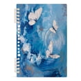 thumbnail image 2 of Wirebound Notebook Hardcover Spiral Notebooks Butterflies and Circular Motif, 60 Pages, 80 GSM, 5.7 x 8.3in, 2 of 7