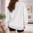 thumbnail image 6 of UDAUDU Oversized Sweatshirt for Women Crewneck Long Sleeve Fall Fashion Fleece Pullover Sweatshirts Cute Y2k Preppy Hoodless Hoodies Light Gray XL, 6 of 9