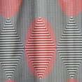 thumbnail image 4 of Designart 'Modern Line and Circle Geometric Pattern' Mid-Century Modern Curtain Panel, 4 of 5