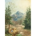 thumbnail image 3 of Jasper Francis Cropsey 14x18 Black Modern Framed Museum Art Print Titled - Greenwood Notch, New Jersey (1879), 3 of 5