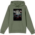 thumbnail image 5 of It Chapter 2 Pennywise Beckons Fan Poster Adult Olive Long Sleeve Hoodie-Small, 5 of 7