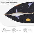 thumbnail image 5 of ZNDUO Throw Pillow, 20"x20" Bed Pillow and Couch Pillows - Indoor Decorative Pillows，Outer Space Ship Throw Pillow, 5 of 8