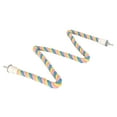 Safe Climbing Toy for Cockatiels, Lovebirds & Budgies Colorful Bendable