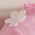 thumbnail image 5 of HCNTES Baby Girl Clothes Winter Toddler Baby Girl Outfits Long Sleeved Round Neckline Cute Applique Long Sleeved Top Fabric Applique Shorts Set 2PCS, 5 of 9