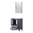 thumbnail image 4 of Volez 24 in W x 18.25 in D Dark Grey Bath Vanity, White Ceramic Top, and 22 in Mirror, 4 of 9