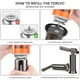 thumbnail image 5 of Antorcha de butano Sondiko Premium de metal Big Flame recargable, 5 of 7