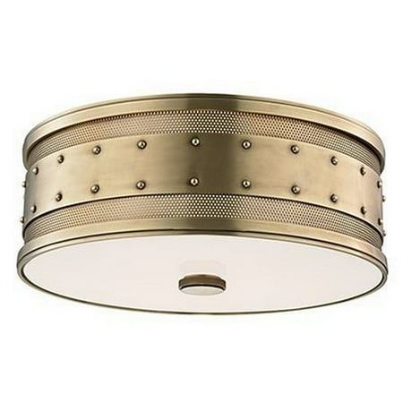 

Three Light Flush Mount-Aged Brass Finish Bailey Street Home 116-Bel-1747450