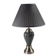 thumbnail image 2 of ORE International Inc. 6117SN-GY 27" Ceramic and Metal Table LAMP-Silver/Gray, 2 of 2