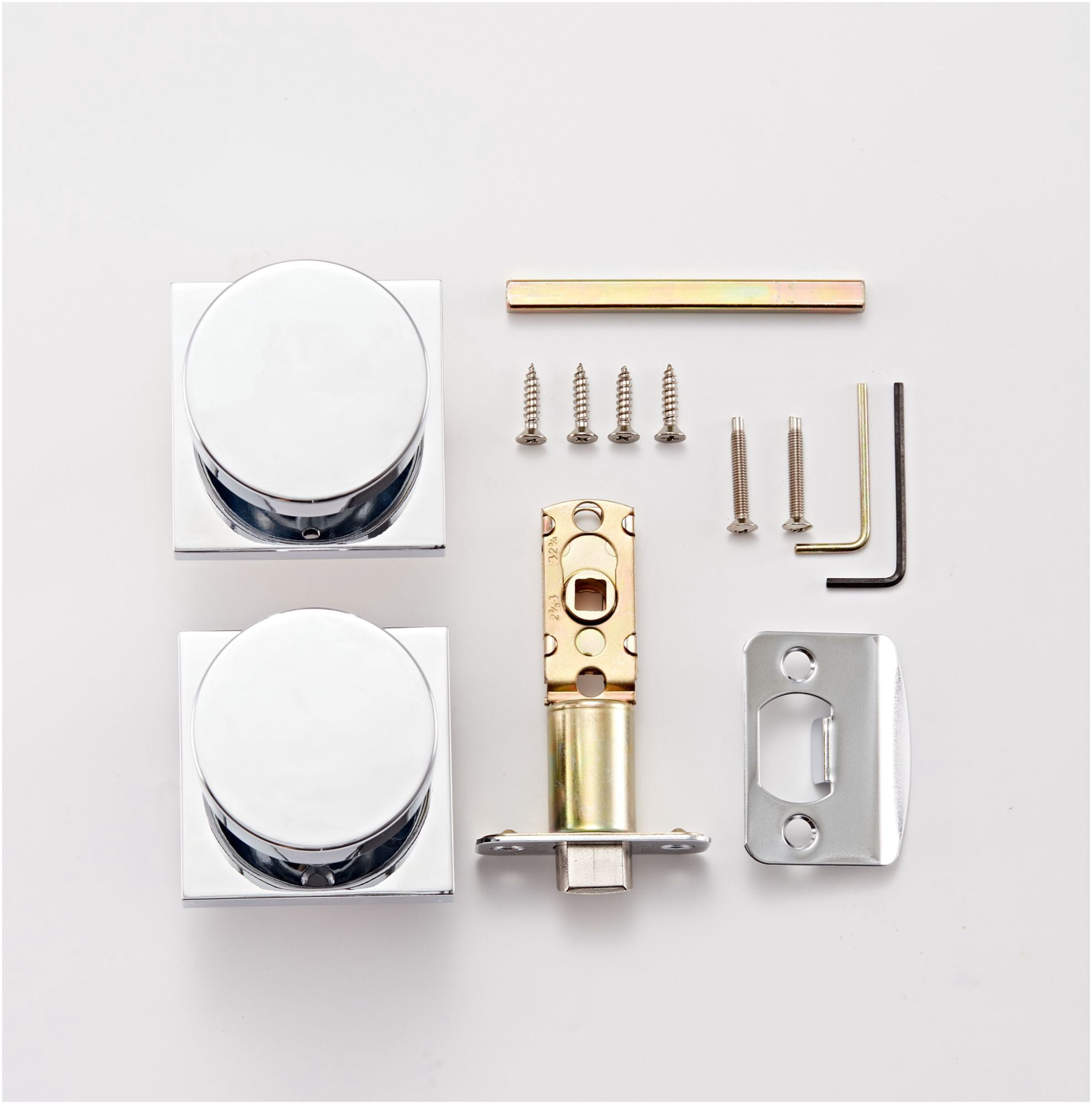 Sure-Loc ZH102-SQ 26 Zurich Privacy Door Knob Set - Chrome