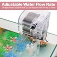 thumbnail image 4 of Fish Tank Filter Wall-mounted Waterfall External Filter Fish Tank Oxygen Pump Mini Turtle Tank with 2 Filter Cotton (No Oil Film Treatment) - Multi-stage Filtration System Suitable for 5~10 Gallon, 4 of 8