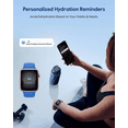 thumbnail image 3 of Smart Water Bottle with Reminder & Tracker, Double Wall Vacuum Insulated Stainless Steel, 32 oz, Navy Blue, Straw Cap, 3 of 7