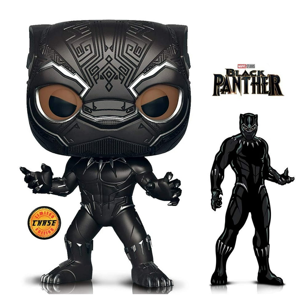 Warp Gadgets Avengers Bundle - Funko Pop! Chase & Figpin: Black Panther - Collectible Vinyl