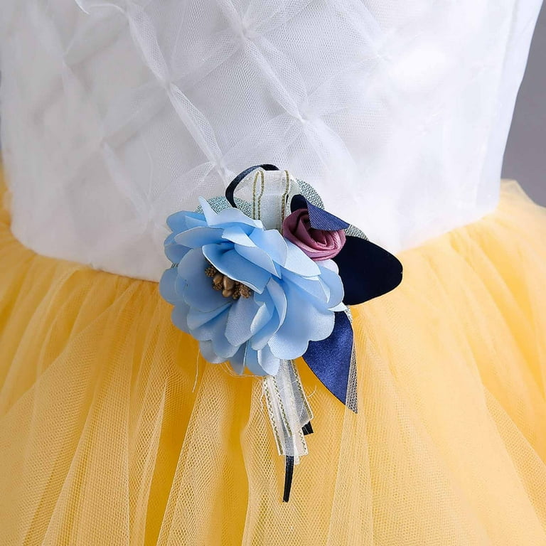 Princess Dress For Girls Wedding Guest Children Baby Girls Middle-aged Children's Sleeveless Mesh Dress Gauze Dress Princess Dress Yellow 5-6 Years - Walmart.com Princess Dress For Girls Wedding Guest Children Baby Girls Middle-aged Children's Sleeveless Mesh Dress Gauze Dress Princess Dress Yellow 5-6 Years - Walmart.com
