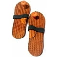 thumbnail image 1 of 1 PAIR WOODEN ACUPRESSURE KHADAU / SLIPPERS FOR EVERYONE, 1 of 1