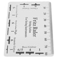 thumbnail image 2 of String Action Gauge Ruler, Compact And Light Useful And Helpful Easy To Use String Distance Ruler  For Shop For Home, 2 of 8