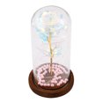 thumbnail image 3 of leyfeng Lámina de oro Rose Flower String Light Glass Cover con perla Decoración del hogar Night Light Valentine's, 3 of 8