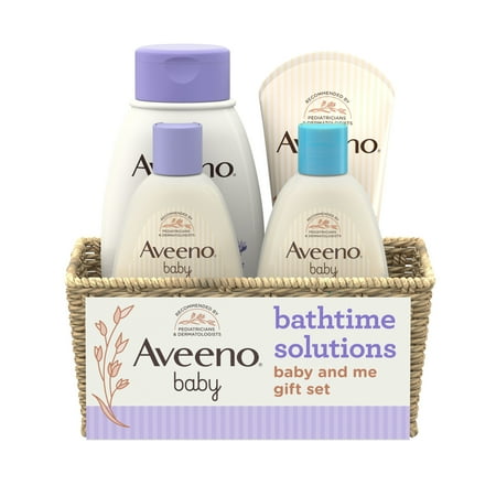 UPC: 0381371151622 | Aveeno Baby Daily Bathtime Solutions Baby & Me Gift Set 4 items
