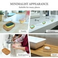 thumbnail image 3 of PAMINGONO Bamboo Bathroom Tray Draining Bamboo Bathroom Use 1Pcs, 3 of 8