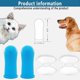 thumbnail image 2 of Cepillo de dientes para perros Fingerling Reutilizable, Cepillo de dientes para mascotas, Cepillo de dientes para perros Fingerlings, Perro para dedos antiplaca, Silicona de grado alimenticio 360, 2 of 5