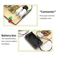thumbnail image 3 of STEM Kits, Learn Morse Code, Build a Telegraph Machine, Electric Circuit Experiment, Electricity Kit(No Battery),1 x stem kits(Not included 4 AA batteries batteries), 3 of 6