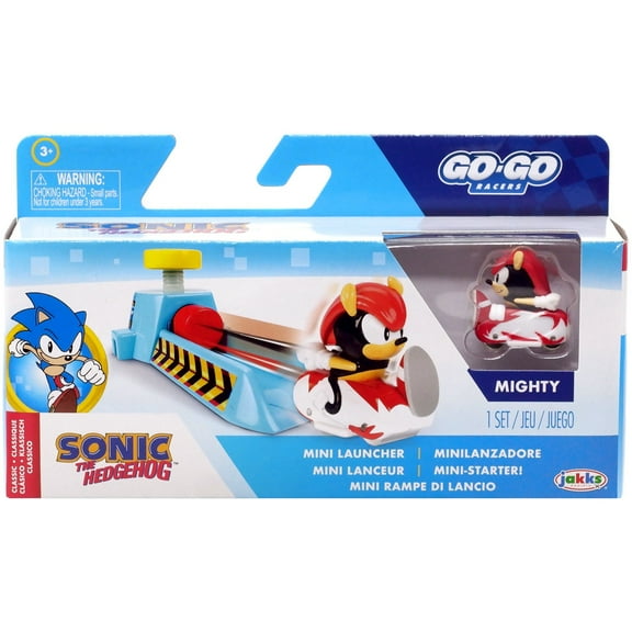 Sonic The Hedgehog Go Go Racers Mighty Mini Launcher