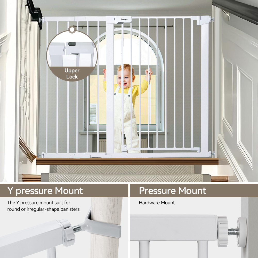 Caveen Extra Tall 36 Inch Baby Safety Gate Auto-Close photo 3