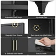 thumbnail image 6 of Polup Modern Metal Pantry Cabinet, 75" H, Adjustable Shelves and Doors, Black, 6 of 8