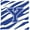 Blue And White, variant on Monogram Initial Y Tiger Stripe Blue and White Fabric Decorative Pillow 14 x 14 in.