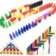 thumbnail image 3 of 240 piezas de dominó de madera, juego de dominó para niños, colorido juego de bloques de dominó de madera para niños, juguete de carreras de dominó, regalo de cumpleaños para niños y niñas oso de fresa Juguete, 3 of 5