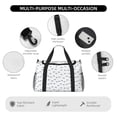 thumbnail image 4 of Fotbe Cute Shark Bolsa de Viaje con Estampado, Bolsa de Fin de Semana para Mujer con Compartimento para Zapatos, Bolsa de Gimnasio con Bolsillo Húmedo, 4 of 7