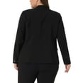 thumbnail image 3 of Agnes Orinda Plus Size Blazers for Women Button 2023 Long Sleeve Office Work Business Suit Blazer Jacket, 3 of 6