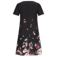thumbnail image 5 of Patlollav Clearance Womens Summer Dresses Print Causal Round-Neck Short Sleeve Vacation Pockets Dress, 5 of 6