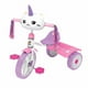 thumbnail image 1 of Triciclo Patin Cajuela Gaticornio 3D Rosa Morado Apache, 1 of 3
