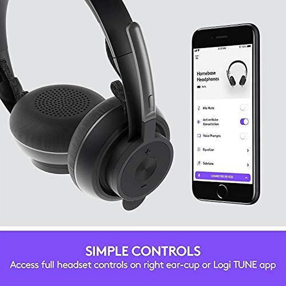Logitech Zone Bluetooth On-Ear Active Noise Canceling Headset for Microsoft Teams