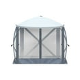thumbnail image 3 of IVV Pop Up Gazebo - 6.8' x 7.2' Screen Tent with/ 4 Mesh Sidewalls and Carry Bag, Camping Canopy Screen House for Outdoor Activities (Gray), 3 of 10