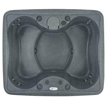 Aquarest Spas AR-150 Select 4- Person 12 - Jet- Plug and Play Hot Tub w/LED Waterfall - Graystone