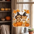 thumbnail image 4 of Kuokaa Fall Diamond Art Hanging Kit, Dog and Cat with Pumpkin Gem Painting Ornament, 4 of 7