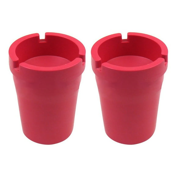 2X Portable Mini Ashtray Cigarette Cup Car Butt Bucket Smoke Ash Holder Candy Color